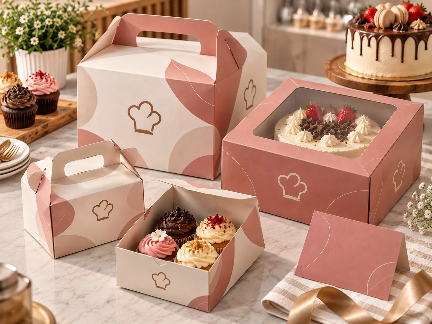 Cake Boxes and Graphic Design by JASDIPI