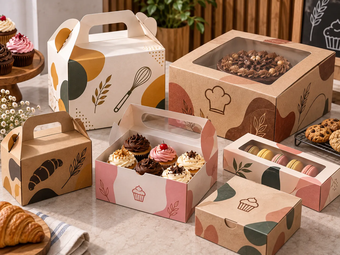Custom Bakery Packing Boxes by JASDIPI