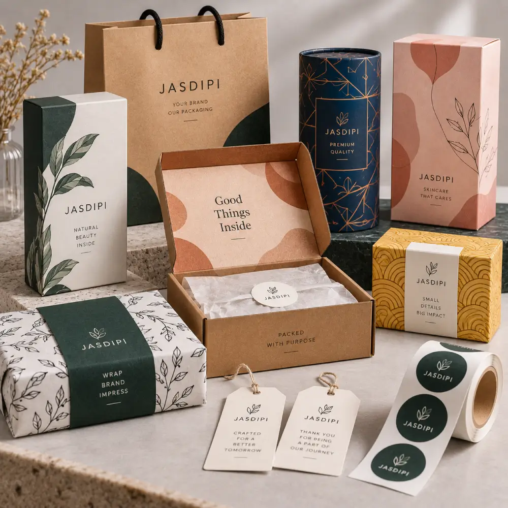 Custom printed packaging by JASDIPI